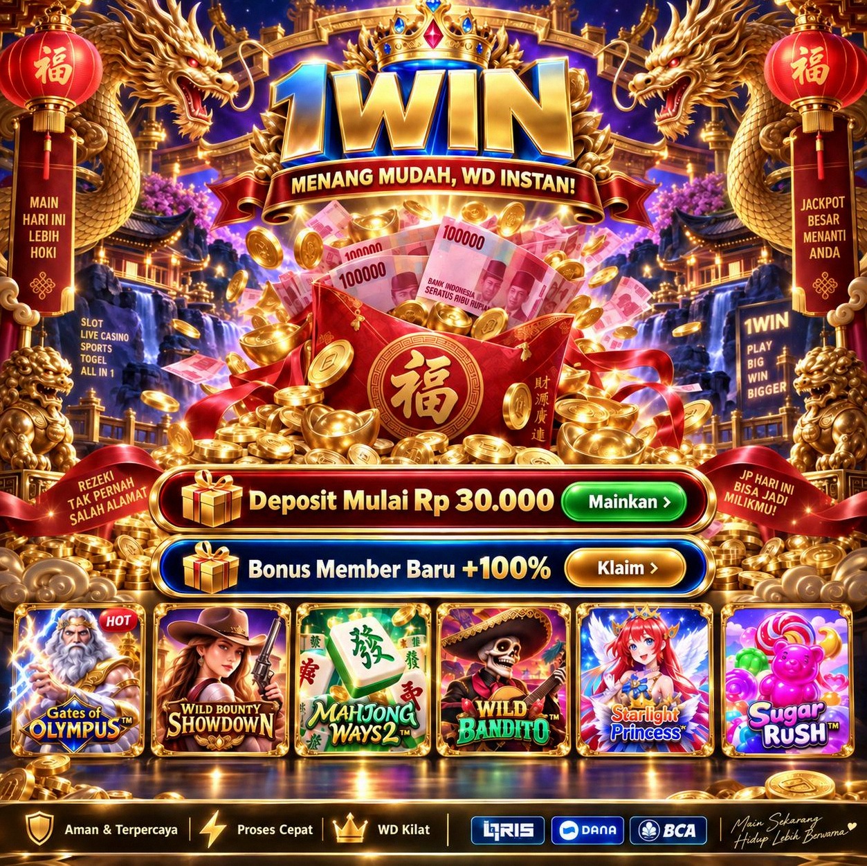 1WIN - Platform Slot Online dengan Pengalaman Bermain Terbaik