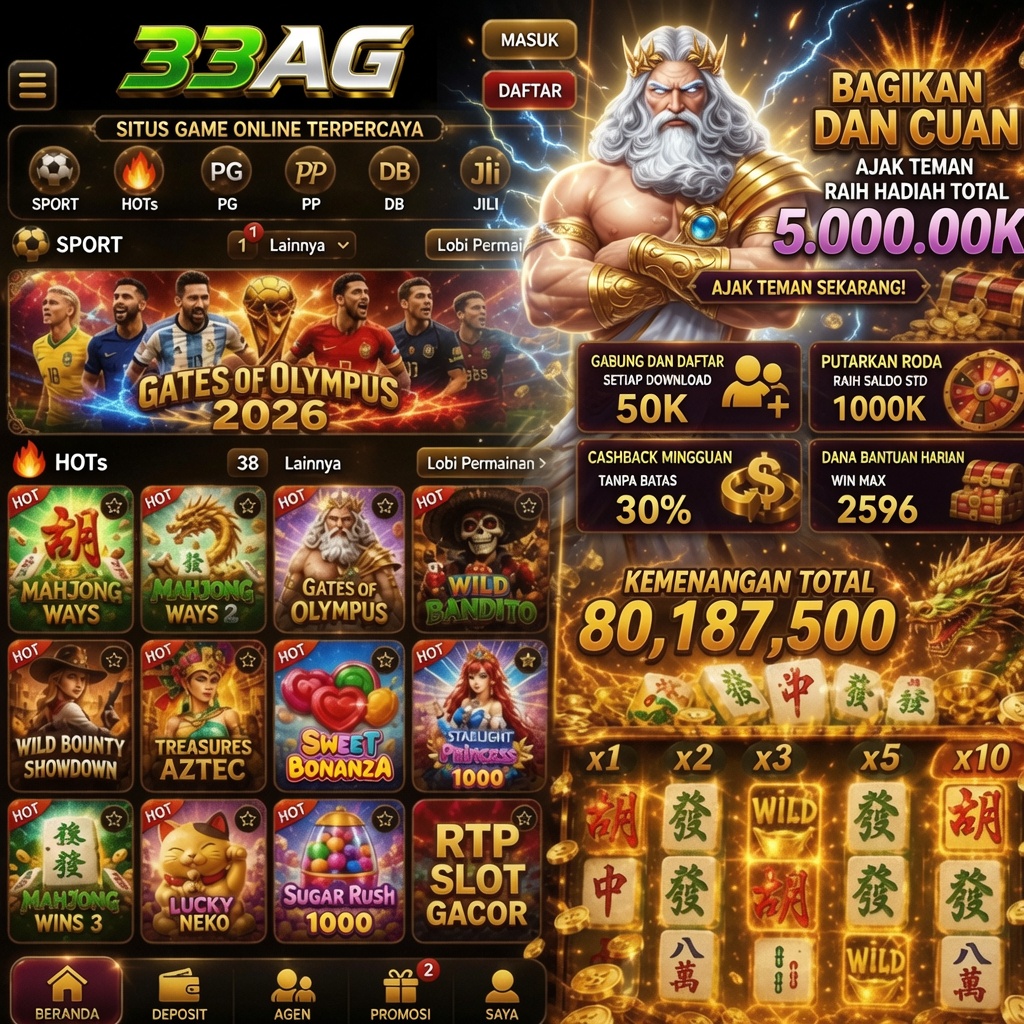 33AG - Destinasi Slot Online Indonesia dengan Ragam Tema Menarik