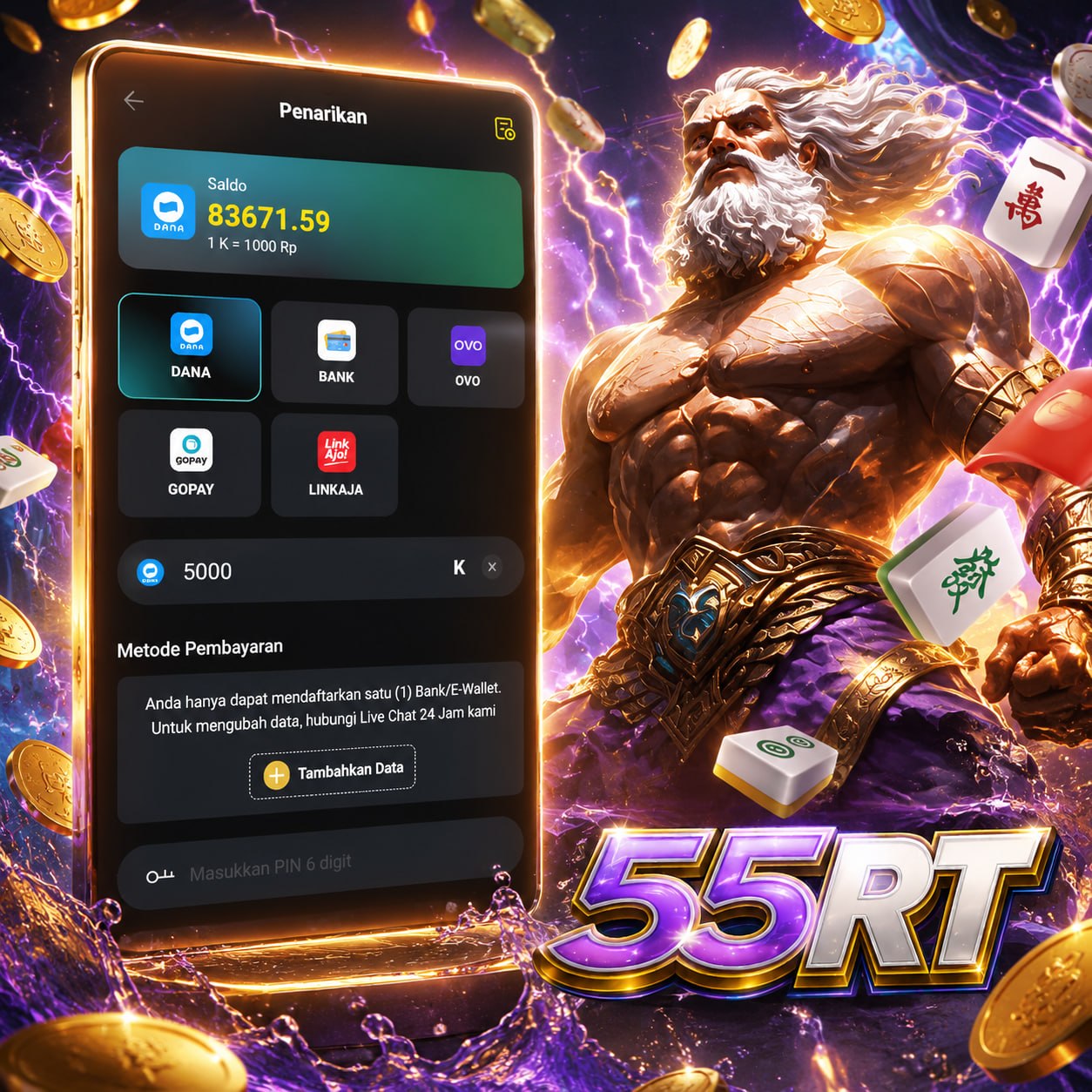 55RT - Slot Indonesia Jadi Pilihan untuk Menjelajahi Tema Slot Online Berbeda