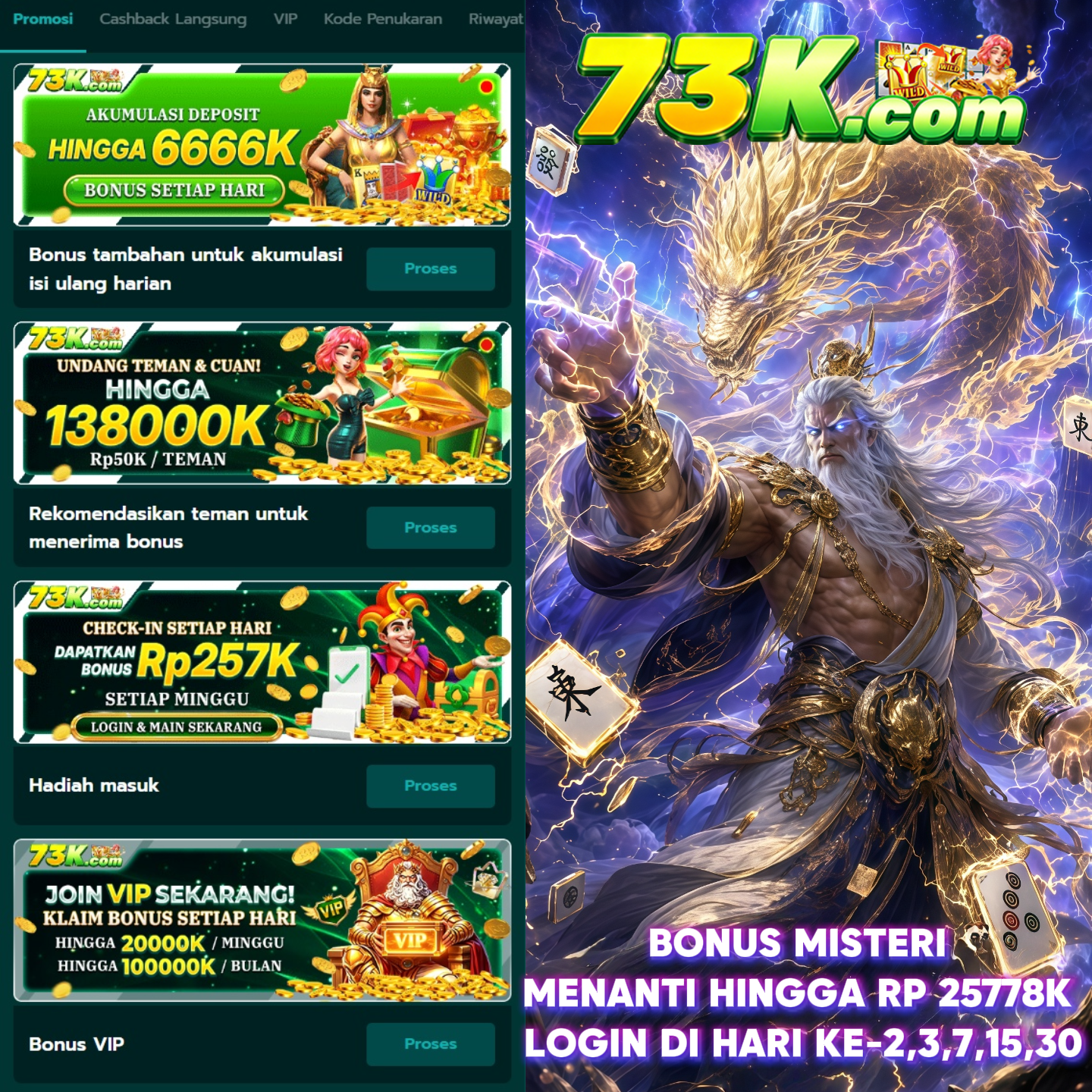 73K - Portal Hiburan Game Online Mobile Resmi & Terpercaya